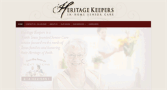 Desktop Screenshot of heritagekeepers.net